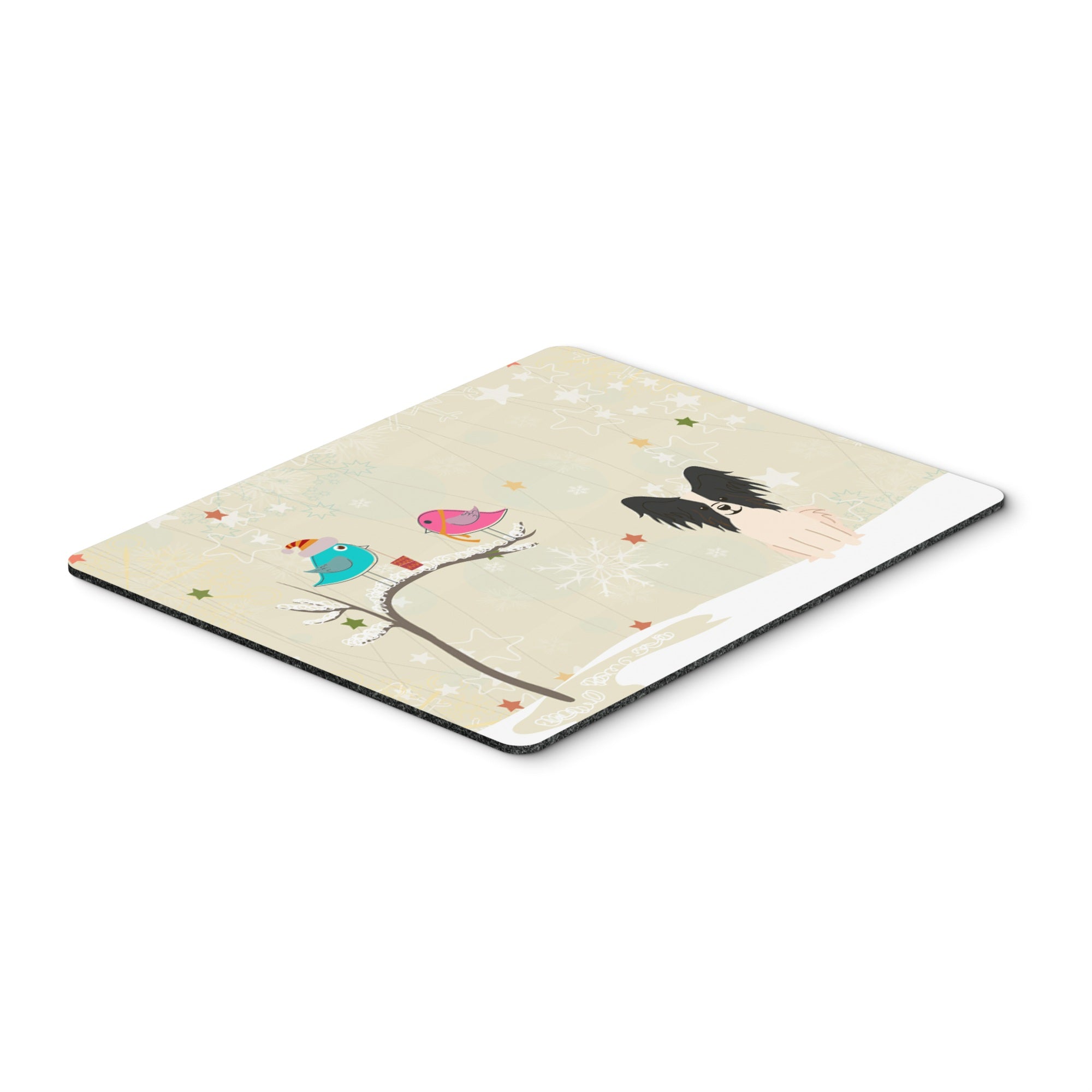 Caroline'S Treasures Christmas Presents, Papillon Black White Mouse Pad, Multicolor, 7.75X9.25 (Bb2548Mp)