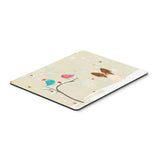 Caroline'S Treasures Christmas Presents, Papillon Red White Mouse Pad, Multicolor, 7.75X9.25 (Bb2550Mp)