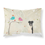 Caroline'S Treasures Christmas Presents Between Friends Smooth Fox Terrier Fabric Standard Pillowcase Bb2570Pillowcase, Multic