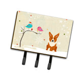 Caroline'S Treasures Christmas Presents Friends Corgi Leash Or Key Holder Bb2572Th68, Triple