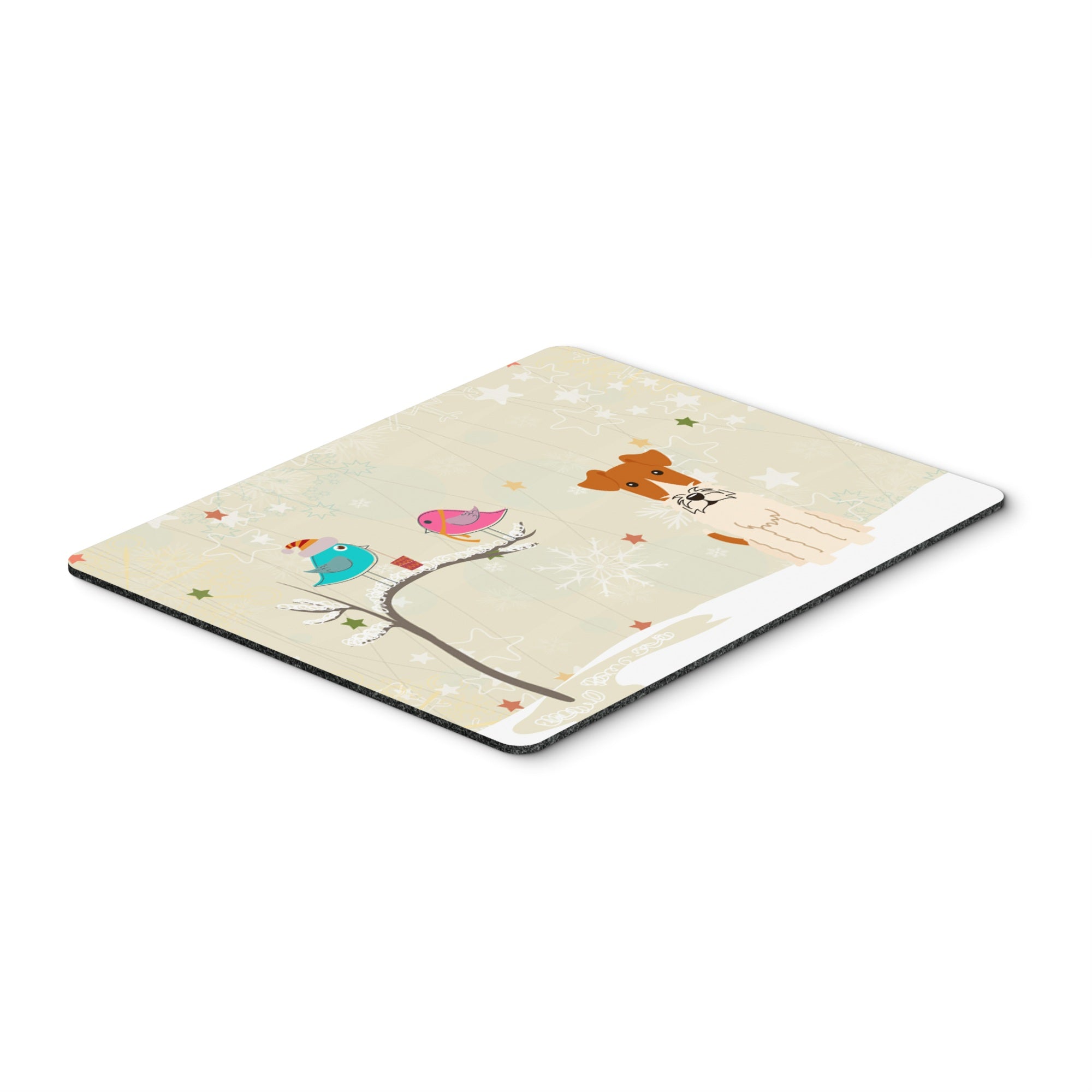 Caroline'S Treasures Christmas Presents, Wire Fox Terrier Mouse Pad, Multicolor, 7.75X9.25 (Bb2573Mp)