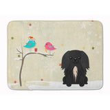 Caroline'S Treasures Christmas Presents Pekingnese Black Floor Mat, 19 X 27, Multicolor