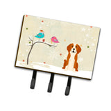 Caroline'S Treasures Christmas Presents Between Friends English Foxhound Leash Or Key Holder Bb2582Th68, Triple, Multicolor