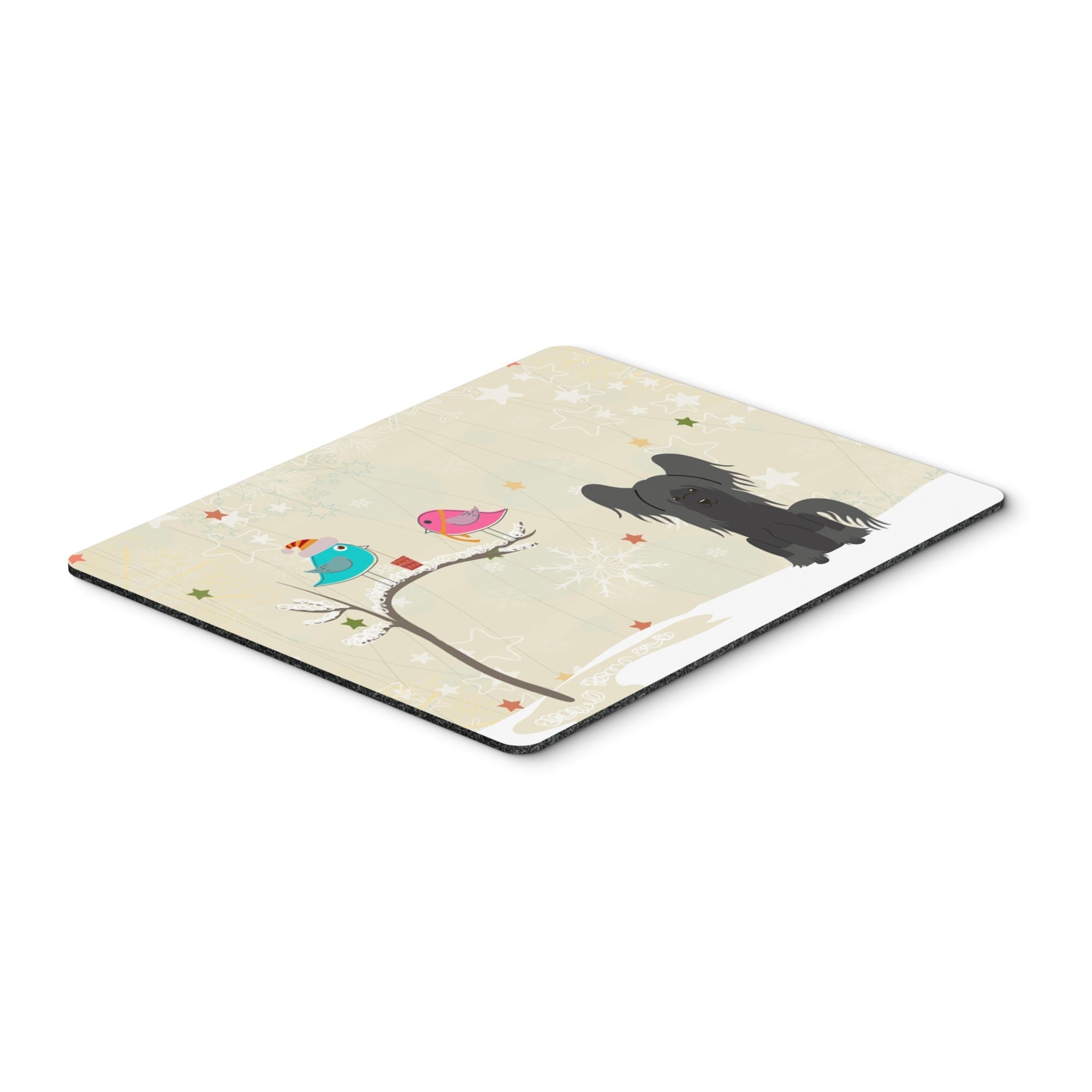 Caroline'S Treasures Christmas Presents, Chinese Crested Black Mouse Pad, Multicolor, 7.75X9.25 (Bb2584Mp)