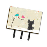 Caroline'S Treasures Christmas Presents Between Friends Chinese Crested Black Leash Or Key Holder Bb2584Th68, Triple, Multicol
