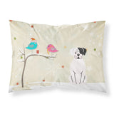 Caroline'S Treasures Christmas Presents Between Friends White Boxer Cooper Fabric Standard Pillowcase Bb2586Pillowcase, Multic