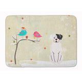 Caroline'S Treasures Christmas Presents White Boxer Cooper Floor Mat, 19 X 27, Multicolor