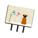 Caroline'S Treasures Christmas Presents Between Friends Fawn Boxer Leash Or Key Holder Bb2587Th68, Triple, Multicolor
