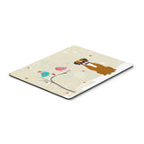 Caroline'S Treasures Christmas Presents, Flashy Fawn Boxer Mouse Pad, Multicolor, 7.75X9.25 (Bb2588Mp)