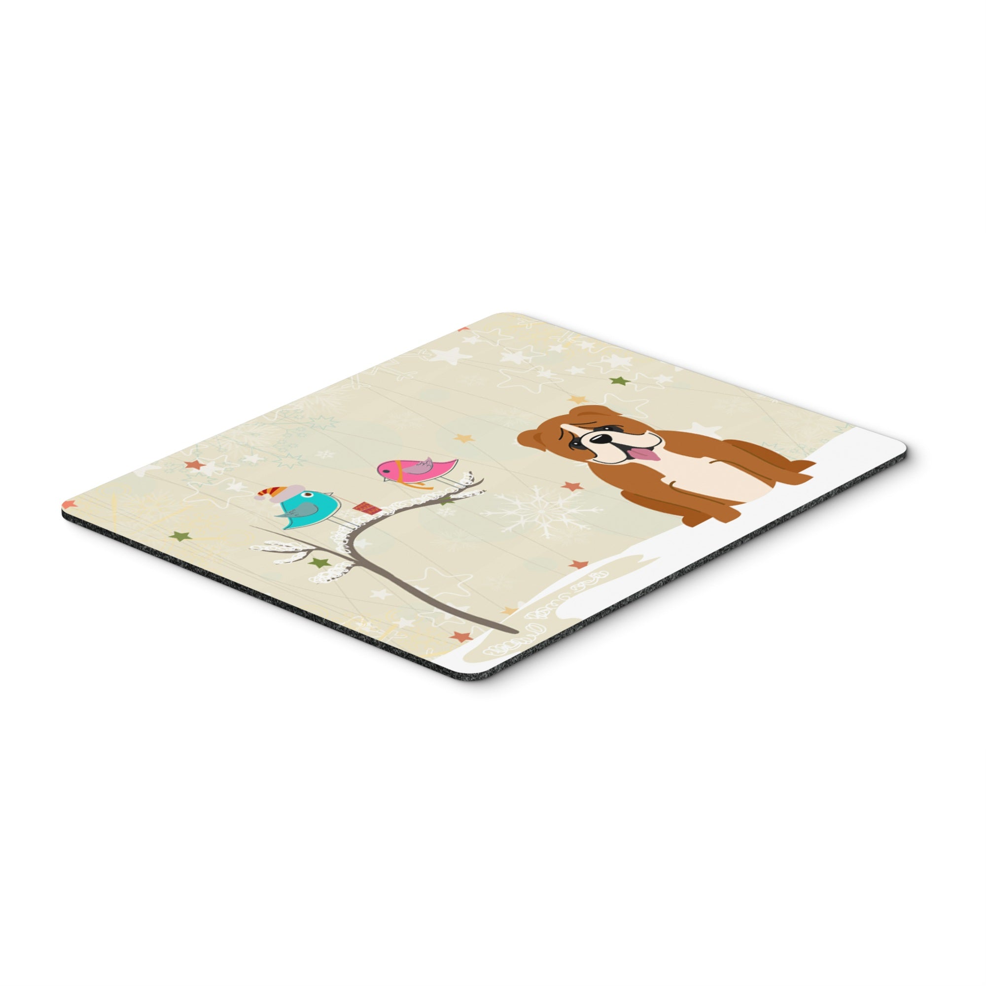 Caroline'S Treasures Christmas Presents, English Bulldog Mouse Pad, Multicolor, 7.75X9.25 (Bb2592Mp)