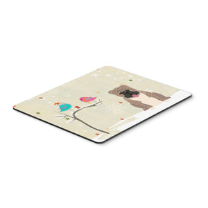 Caroline'S Treasures Christmas Presents, Bulldog Brindle Mouse Pad, Multicolor, 7.75X9.25 (Bb2598Mp)