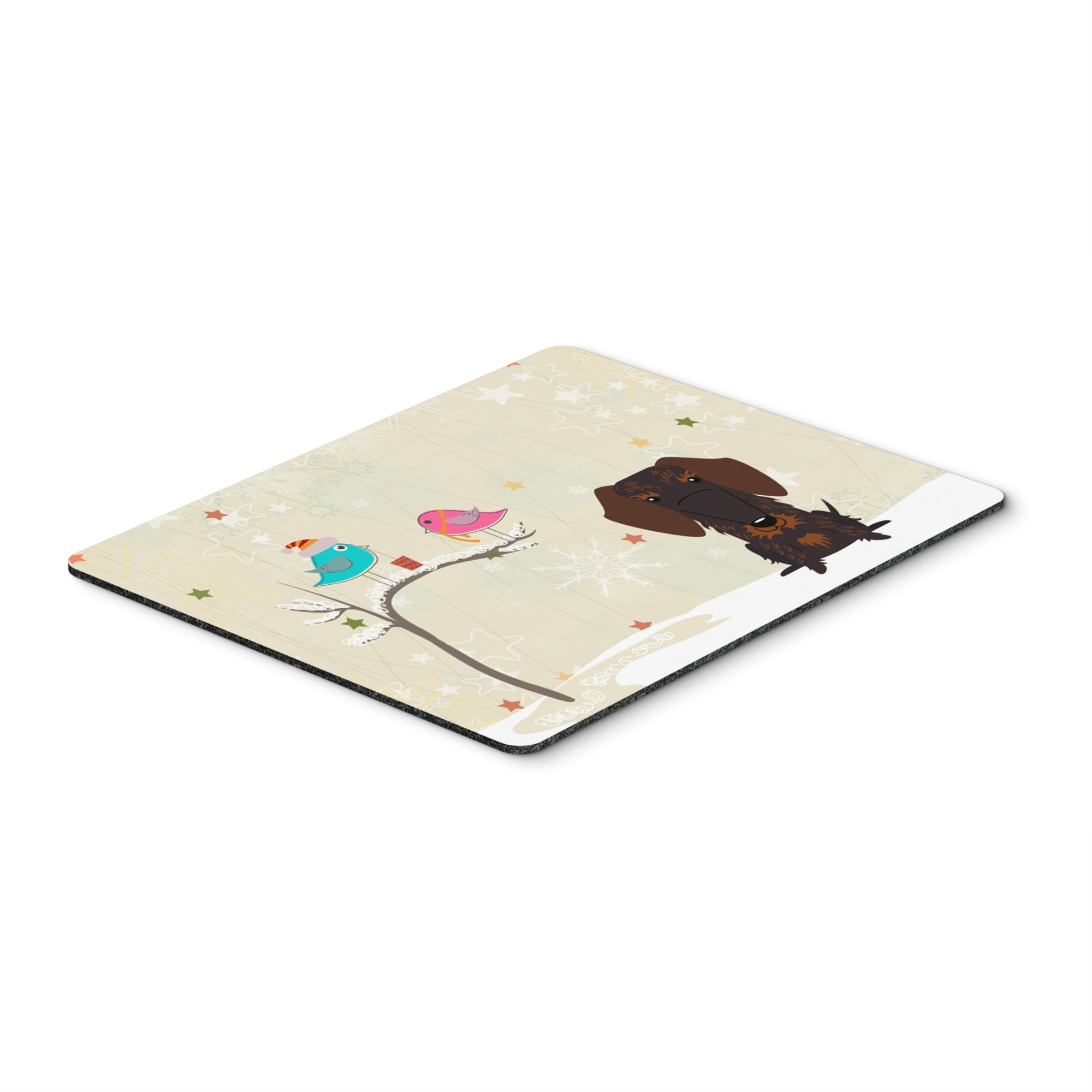 Caroline'S Treasures Christmas Presents, Wire Haired Chocolate Mouse Pad, Multicolor, 7.75X9.25 (Bb2601Mp)