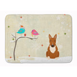 Caroline'S Treasures Christmas Presents Bull Terrier Red Floor Mat, 19 X 27, Multicolor