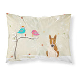 Caroline'S Treasures Christmas Presents Between Friends Bull Terrier Red White Fabric Standard Pillowcase Bb2607Pillowcase, Mu
