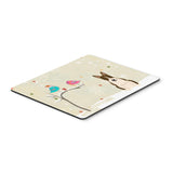 Caroline'S Treasures Christmas Presents, Bull Terrier Brindle Mouse Pad, Multicolor, 7.75X9.25 (Bb2608Mp)