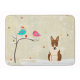 Caroline'S Treasures Christmas Presents Bull Terrier Brindle Floor Mat, 19 X 27, Multicolor