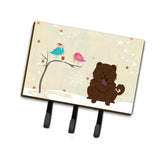 Caroline'S Treasures Christmas Presents Friends Chow Chocolate Leash Or Key Holder Bb2613Th68, Triple