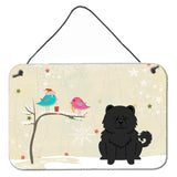 Caroline'S Treasures Christmas Presents Between Friends Chow Black Wall Or Door Hanging Prints Bb2615Ds812, 8 X 12, Mu