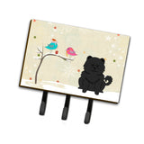 Caroline'S Treasures Christmas Presents Between Friends Chow Black Leash Or Key Holder Bb2615Th68, Triple, Multicolor