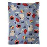 Caroline'S Treasures Bb2632Ktwl Dog House Collection Lowchen Kitchen Towel, 25 X 15, Multicolor