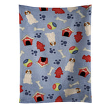 Caroline'S Treasures Bb2648Ktwl Dog House Collection Saint Bernard Kitchen Towel, 25 X 15, Multicolor