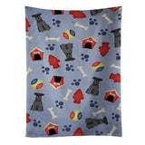 Caroline'S Treasures Bb2664Ktwl Miniature Schanuzer Black Kitchen Towel, 25 X 15, Multicolor