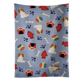 Caroline'S Treasures Bb2671Ktwl Dog House Cavalier Spaniel Kitchen Towel, 25 X 15, Multicolor