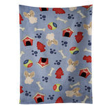 Caroline'S Treasures Bb2690Ktwl Papillon Sable White Kitchen Towel, 25 X 15, Multicolor