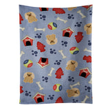 Caroline'S Treasures Bb2717Ktwl Dog House Pekingnese Fawn Sable Kitchen Towel, 25 X 15, Multicolor