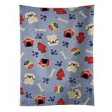 Caroline'S Treasures Bb2719Ktwl Dog House Pekingnese Cream Kitchen Towel, 25 X 15, Multicolor