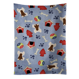 Caroline'S Treasures Bb2726Ktwl Dog House Chinese Crested Cream Kitchen Towel, 25 X 15, Multicolor