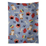 Caroline'S Treasures Bb2732Ktwl Border Collie Red White Kitchen Towel, 25 X 15, Multicolor