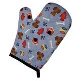 Caroline'S Treasures Bb2743Ovmt Dog House Collection Dachshund Red Brown Oven Mitt, 12 By 8.5, Multicolor