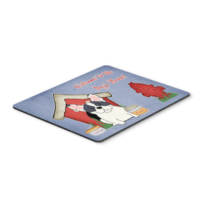 Caroline'S Treasures Dog House Collection French Bulldog Piebald Mouse Pad, Multicolor, 7.75X9.25 (Bb2765Mp)