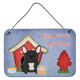 Caroline'S Treasures Dog House Collection French Bulldog Black Wall Or Door Hanging Prints Bb2768Ds812, 8 X 12, Multic