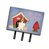 Caroline'S Treasures Dog House Collection Basset Hound Leash Or Key Holder Bb2775Th68, Triple