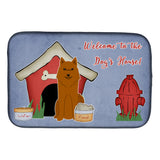 Caroline'S Treasures House Collection Karelian Bear Dog Dish Drying Mat, 14 X 21