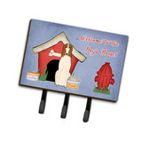 Caroline'S Treasures Dog House Collection Borzoi Leash Or Key Holder Bb2777Th68, Triple, Multicolor
