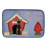 Caroline'S Treasures Dog House Collection Manchester Terrier Dish Drying Mat, 14 X 21