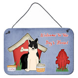 Caroline'S Treasures Dog House Collection Russo-European Laika Spitz Wall Or Door Hanging Prints Bb2783Ds812, 8 X 12