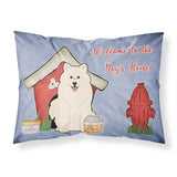 Caroline'S Treasures Dog House Collection Samoyed Fabric Standard Pillowcase Bb2784Pillowcase, Multicolor