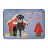 Caroline'S Treasures Dog House Standard Schnauzer Black Grey, 19 X 27, Multicolor