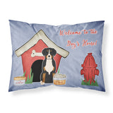 Caroline'S Treasures House Collection Greater Swiss Mountain Dog Fabric Standard Pillowcase Bb2791Pillowcase, Multicolor
