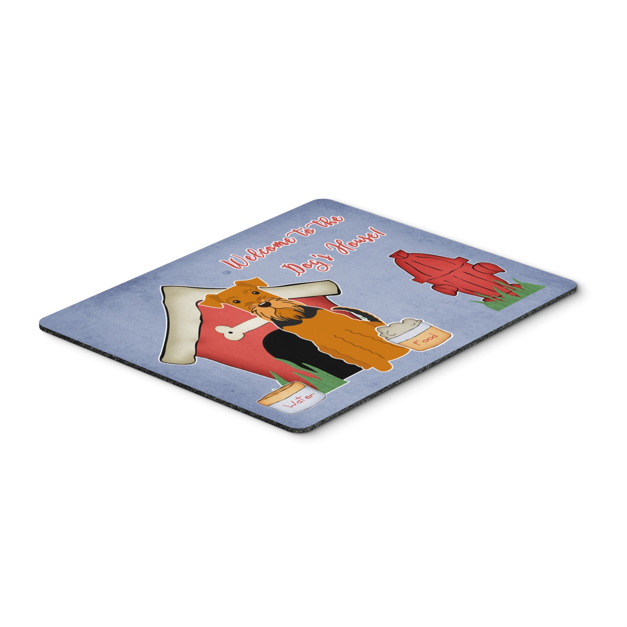 Caroline'S Treasures Dog House Collection Airedale Mouse Pad, Multicolor, 7.75X9.25 (Bb2795Mp)