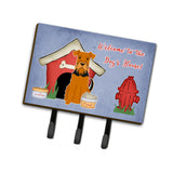 Caroline'S Treasures Dog House Collection Airedale Leash Or Key Holder Bb2795Th68, Triple