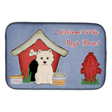 Caroline'S Treasures Dog House Collection Westie Dish Drying Mat, 14 X 21