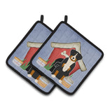 Caroline'S Treasures Dog House Collection Appenzeller Sennenhund Pair Of Pot Holders Bb2797Pthd, 7.5Hx7.5W, Multicolor
