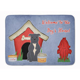 Caroline'S Treasures Dog House Staffordshire Bull Terrier Floor Mat, 19 X 27, Multicolor