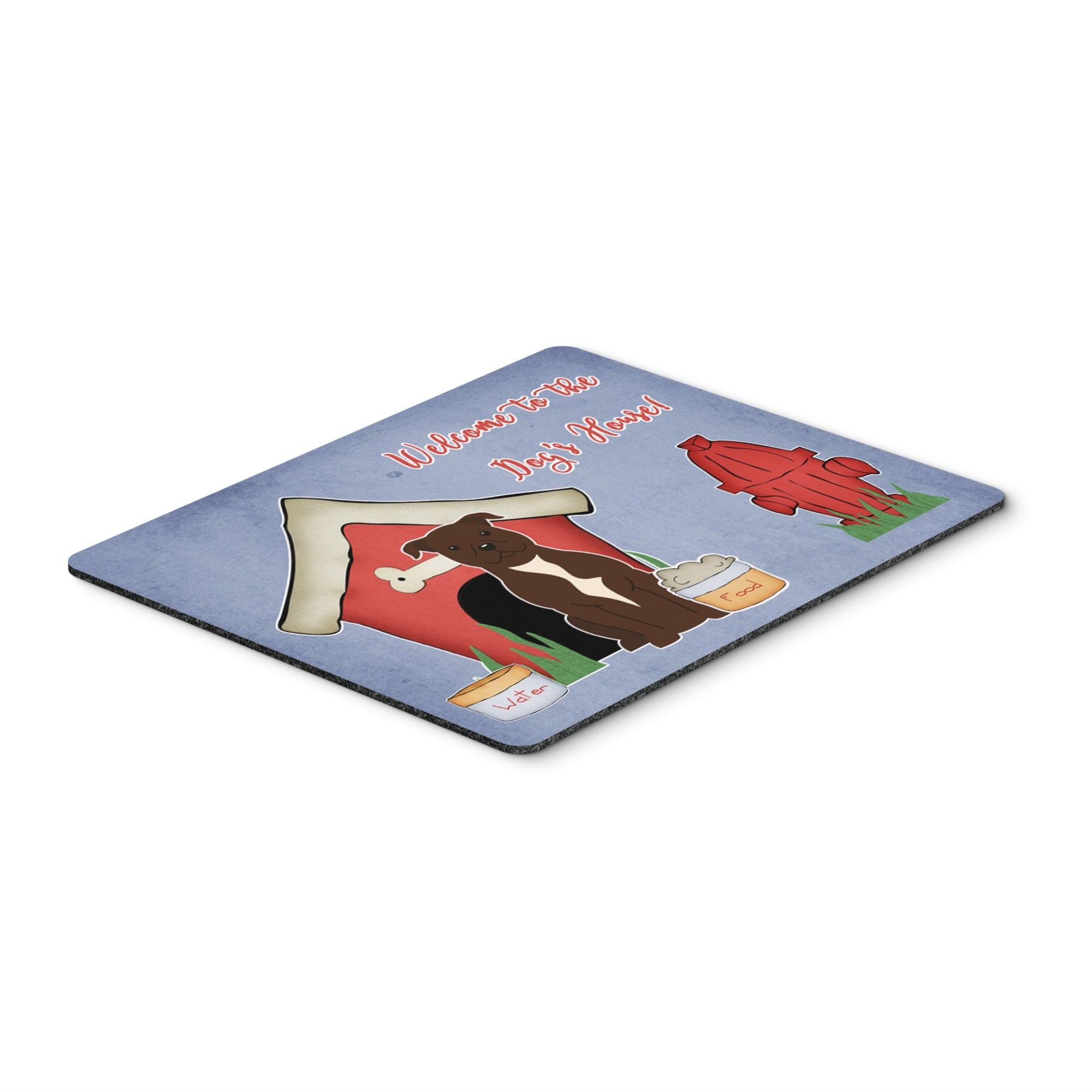 Caroline'S Treasures Dog House Collection Bull Terrier Chocolate Mouse Pad, Multicolor, 7.75X9.25 (Bb2802Mp)