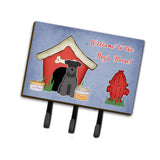 Caroline'S Treasures Dog House Collection Miniature Schanuzer Black Leash Or Key Holder Bb2805Th68, Triple, Multicolor